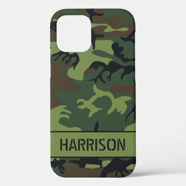 Camouflage Monogram Case-Mate iPhone Case (Back)