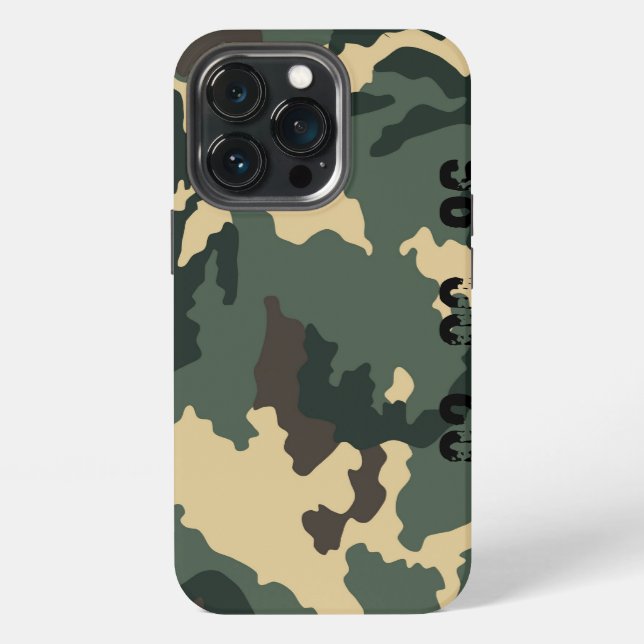 Camouflage Muster iPhone Case (Back)