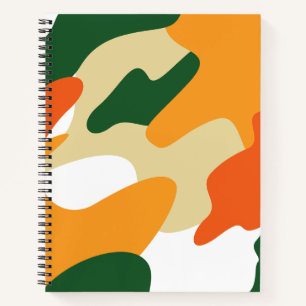 camouflage notebook