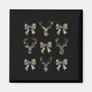 Camouflage Old Camo Bow Camo Coquette Bow Deer Hun Magnet