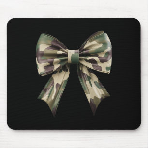 Camouflage Old Camo Bow Camo Coquette Bow Hunting Mouse Pad