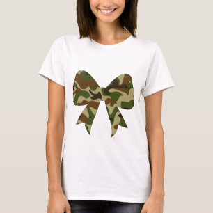 Camouflage Old Camo Bow Camo Coquette Bow Hunting T-Shirt
