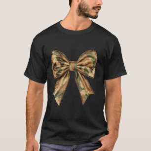 Camouflage Old Camo Bow Camo Coquette Bow Hunting T-Shirt