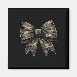 Camouflage Old Camo Bow Camo Women Coquette Bow Hu Magnet