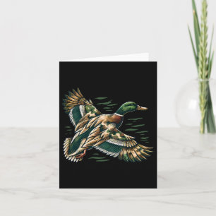 Camouflage Old School Camo Coquette Bow Duck Hunti Card