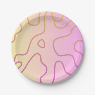 camouflage paper plate