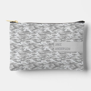 Camouflage Pattern in triple Gray Accessory Pouch