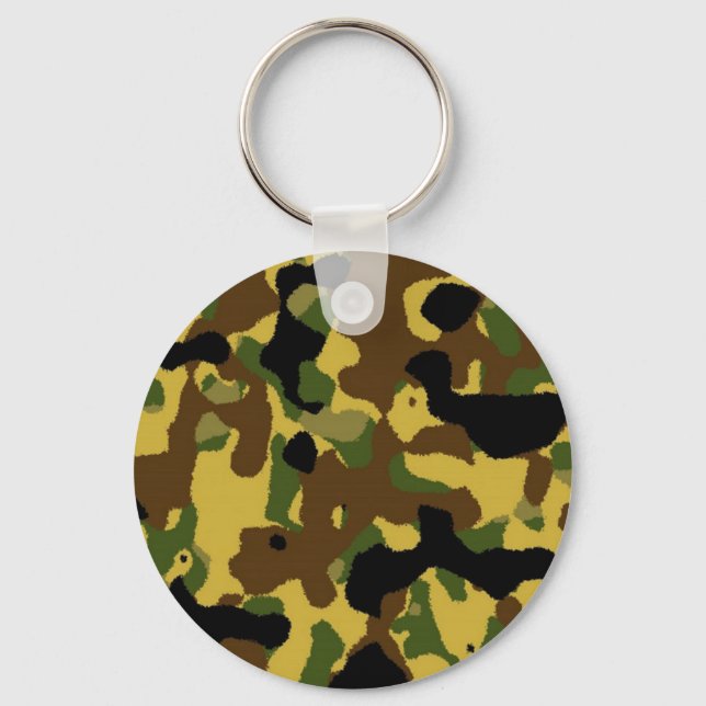 camouflage Pattern Key Ring (Front)