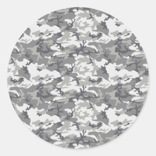 Camouflage Pattern, Military Pattern, Camo, Army Classic Round Sticker