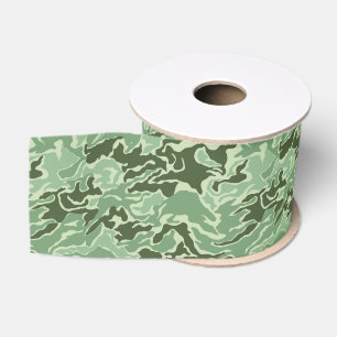 Camouflage Pattern Ribbon Grosgrain Ribbon