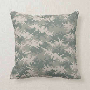 Camouflage Pattern Throw Pillow