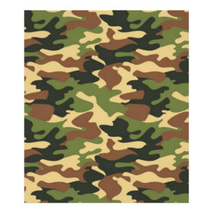 camouflage photo print