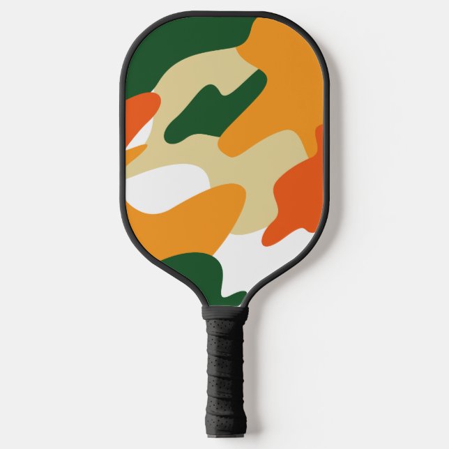 camouflage pickleball paddle (Front)