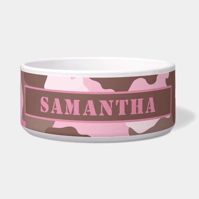 Camouflage Pink Camo Pattern Monogram (Front)