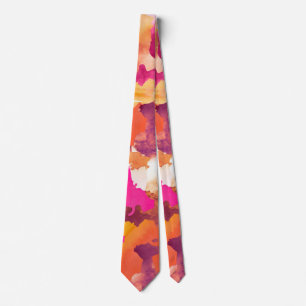 camouflage pink tie