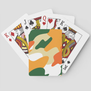camouflage playing cards