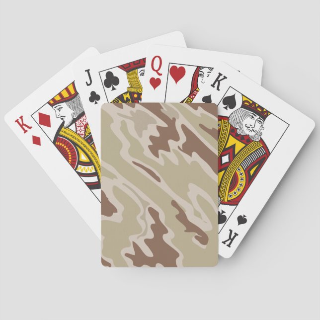 Camouflage Playing Cards (Back)