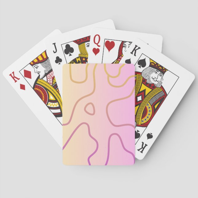 camouflage playing cards (Back)