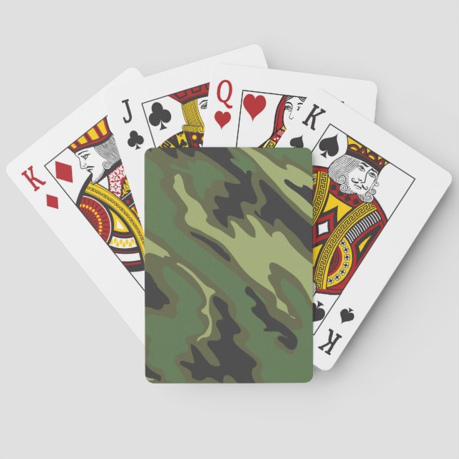 Camouflage Playing Cards (Back)