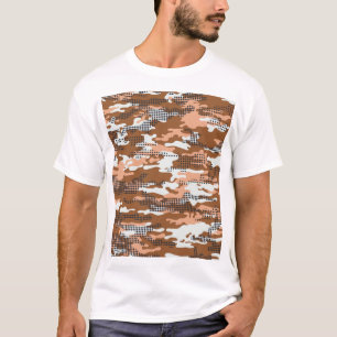 Camouflage Polka Dot: Abstract Seamless. T-Shirt