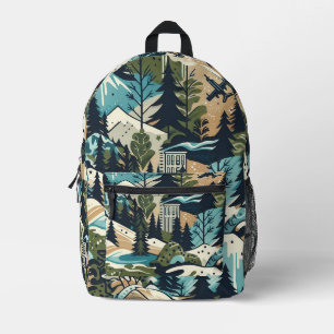 Camouflage Printed Backpack