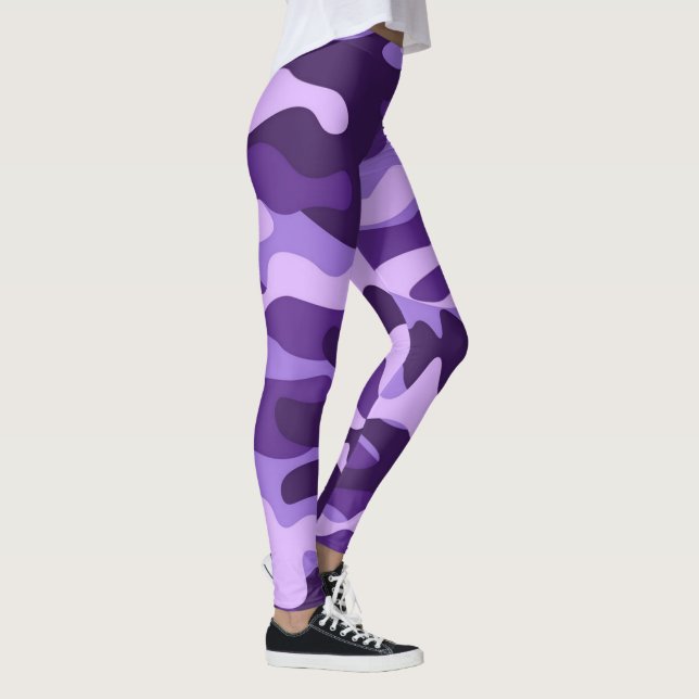 camouflage purple leggings (Right)