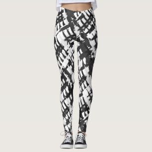 Camouflage Rifles Military Style Gun White Camo Leggings