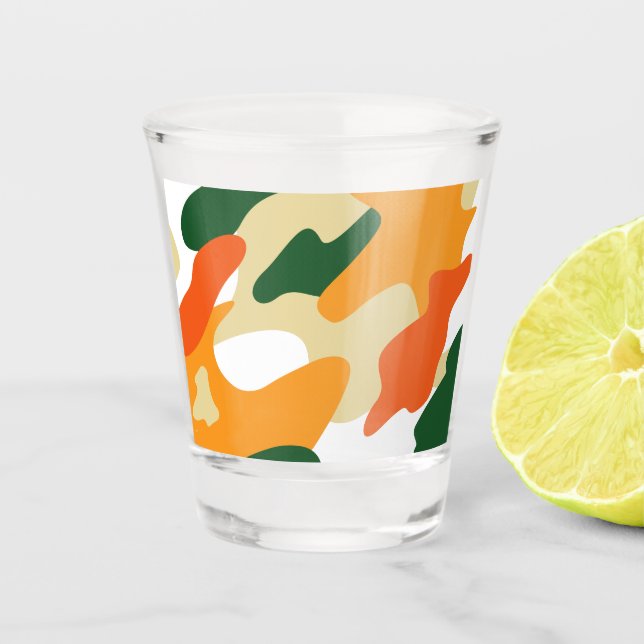 camouflage shot glass (Front)