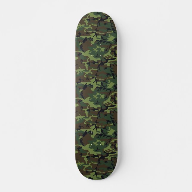 Camouflage Skateboard Deck (Front)