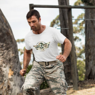 Camouflage Skull   Military Pride Veteran  T-Shirt