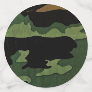 Camouflage table confetti