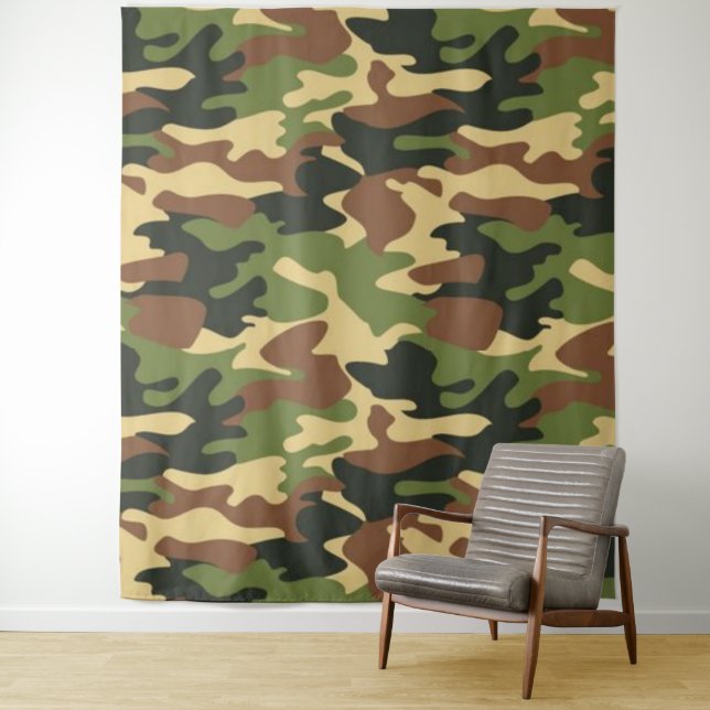 camouflage tapestry (In Situ)