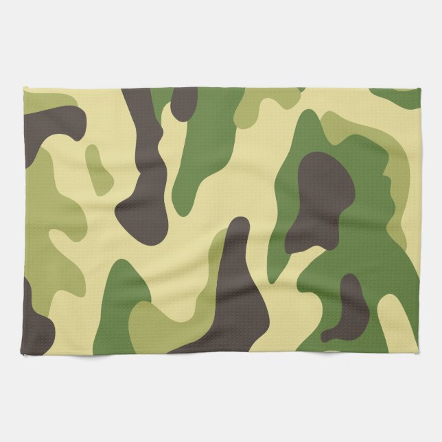 Camouflage Tea Towel (Horizontal)