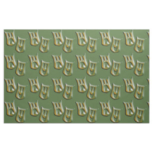 Camouflage Tragedy and Comedy Masks Fabric
