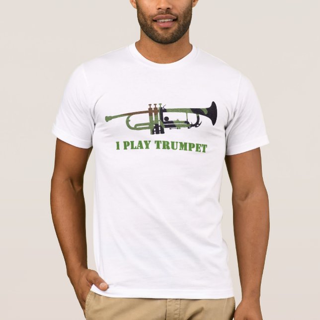 Camouflage Trumpet T-Shirt (Front)