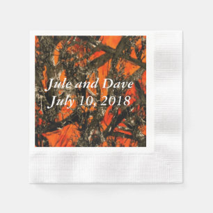 Camouflage Wedding Napkins
