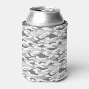 CAMOUFLAGE (WHITE) CAN COOLER