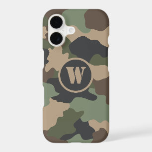 Camouflage Woodland Camo Military Khaki Monogram