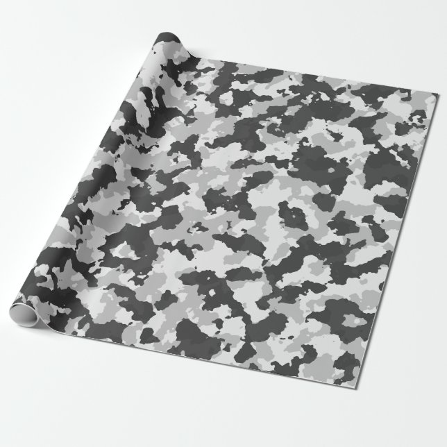 camouflage wrapping paper (Unrolled)
