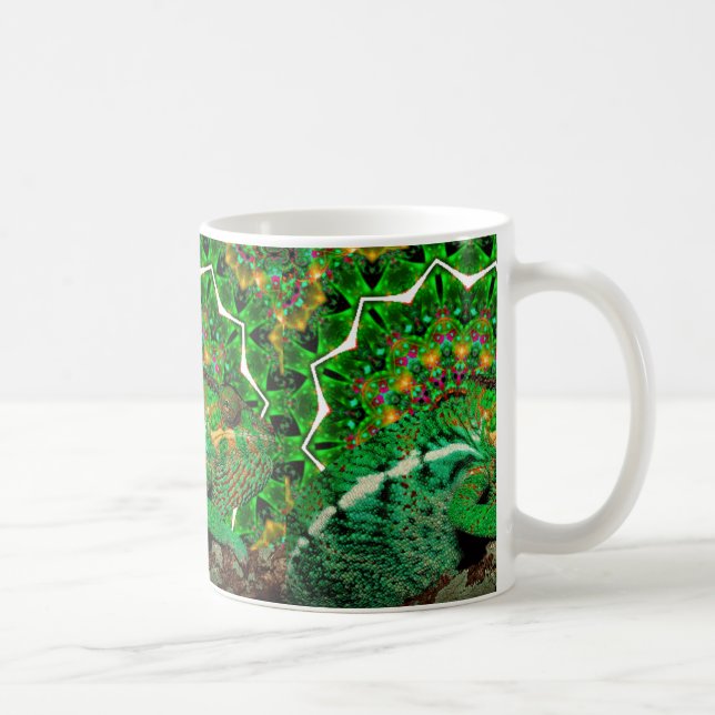 Camouflaged Chameleon Mug (Right)