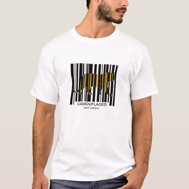 CAMOUFLAGED [NOT CAGED] T-Shirt (Front)