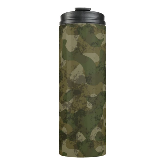 Camouflaged Texture Thermal Tumbler (Front)