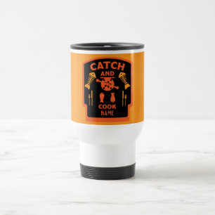 Camp And Catch Fishing Travel Mug