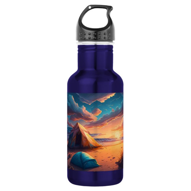 Camp at Sunrise 532 Ml Water Bottle (Front)
