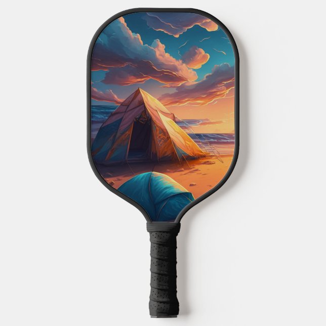 Camp at Sunrise Pickleball Paddle (Front)