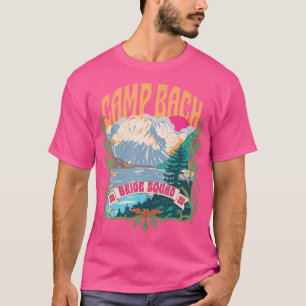Camp Bach 2025 Bride Squad Retro Camping Bachelore T-Shirt