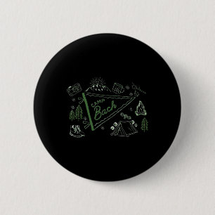 Camp Bach Adventure Camping Bachelorette Party The 6 Cm Round Badge
