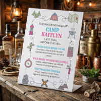 Camp Bach Bachelorette Party Signature Drinks Bar