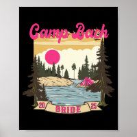 Camp Bach Bride Bridesmaid Retro Camping Bachelore