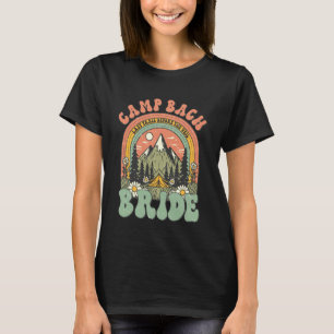 Camp Bach Bride Retro Camping Bachelorette Party M T-Shirt